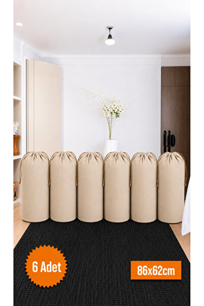 Emma Oliwia 6 Pieces Beige Drawstring Storage Bag Xlarge 86X62 cm - Moving Ba...