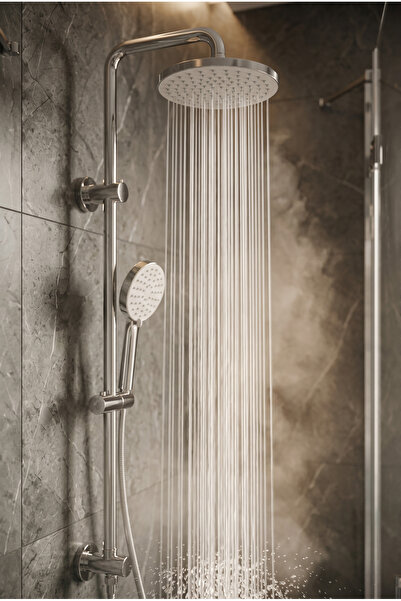 Valtemo Grando Chrome Rain Duş Seti VS-2251