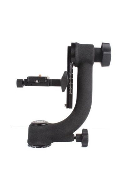Other Bk-45 Panoramic 360 Degree Vertical Pro Gimbal Tripod Head 1/4 inch Screw For Dslr Camera Telephoto Lens Quick Release Plate