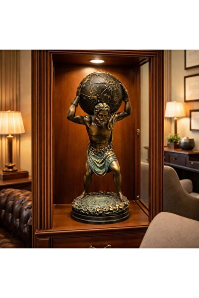 Vivendo Statueta decorativa Atlas – rasina – design clasic impunator 11 x 30 cm