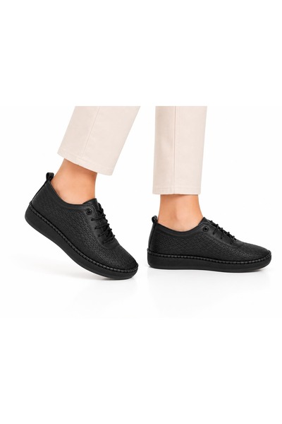 TRENDYSHOSE 3668 Natural Leather Anatomic Women's Casual Shoes