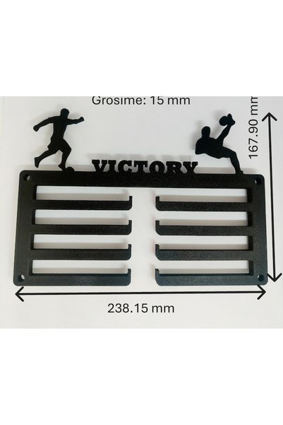 OEM Suport pentru medalii de fotbal – Model „Victory”, fotbalisti, imprimat 3D - Idei în 3D