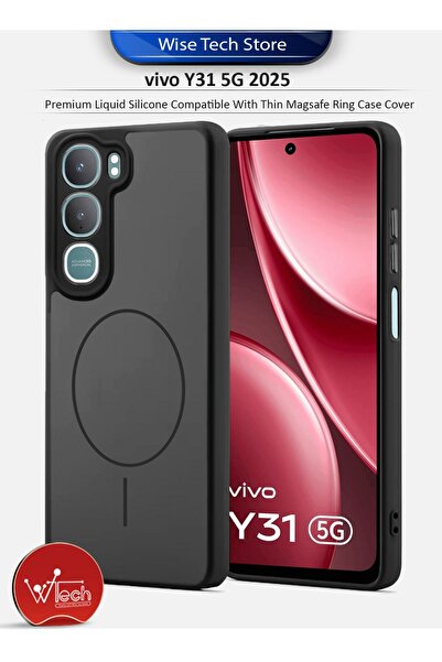 Wtech vivo Y31 5G 2025 SilkTouch Premium Matte Silicone Protective with Thin ...