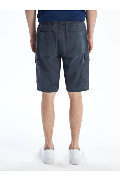 LC Waikiki Anthracite Slim Fit Men's Cargo Shorts