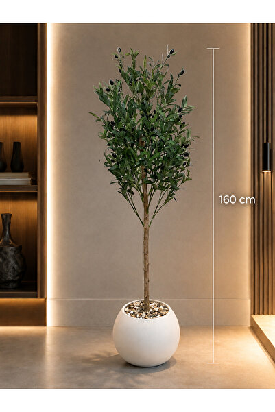 CENTRHOME Artificial Olive Tree 160 cm with Maccony Root