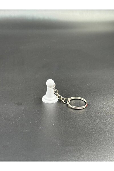 3D Atelier Chess Pawn Design Keychain - Stylish and Decorative Figurine Keychain