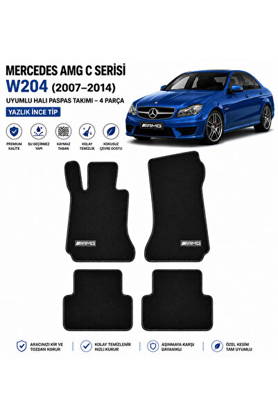 EP GARAJ OTOMOTİV MERCEDES AMG C SERİSİ W204 (2007–2014) UYUMLU HALI PASPAS T...
