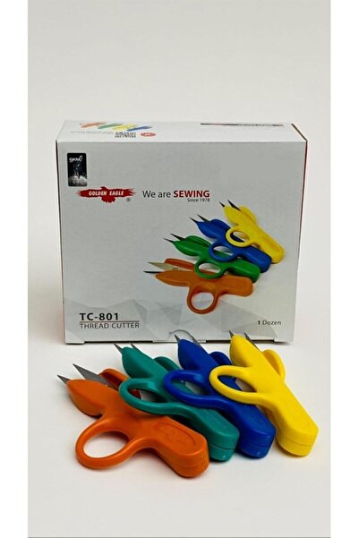 Golden Eagle Orijinal Makas Tc-801 Plastik Saplı 12 Adet, TX70CB57E91511