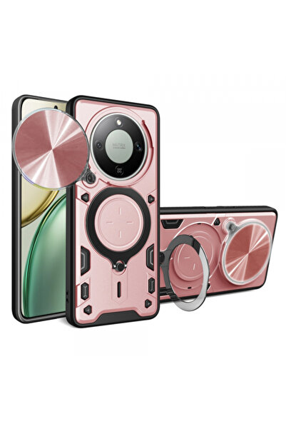 Techsuit Case for Honor Magic8 Lite, Techsuit, CamGuard Pro, Rose Gold