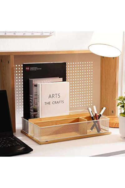 PAN HOME Spectrum Multipurpose Desk Organizer 36x24x7cm - White