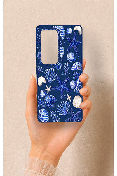 Vip Case Vivo V30 Uyumlu Deniz Kabuğu Desenli Silikon Kılıf