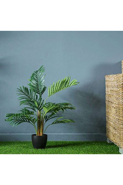 PAN HOME Artificial Hawaiian Palm Potted Plant Green H71cm