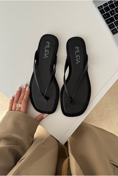 Mupa Shoes Kadın Terlik SİYAH