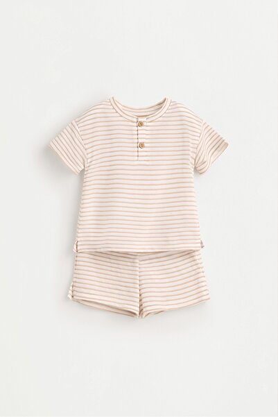 LEFTIES Rustik t-shirt ve bermuda takım