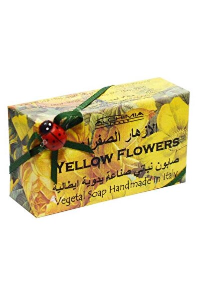Alchimia Vegetal Soap Yellow Flowers 200G | Fresh Italian Bar Soap with Flora...