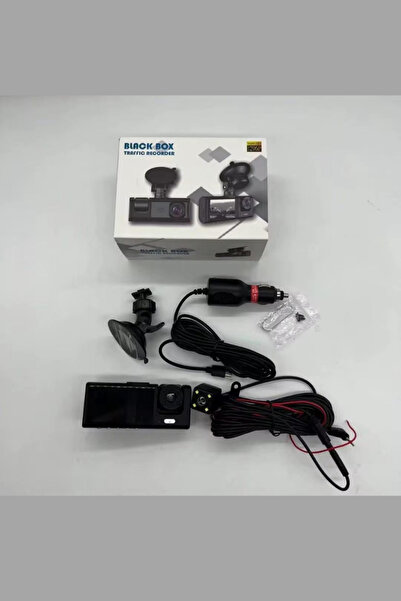 Depo Garaj 1080P Dash Cam Full Hd Araç içi Kamera Ön Arka ve İç Kayıt 3 Kamer...