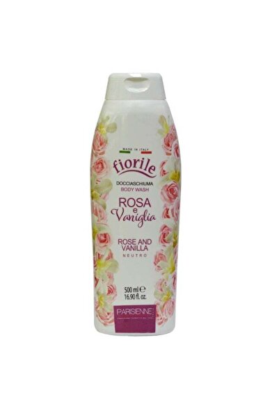 fiorile Body Wash Rose & Vanilla 500ML | Nourishing & Moisturizing Shower Gel...