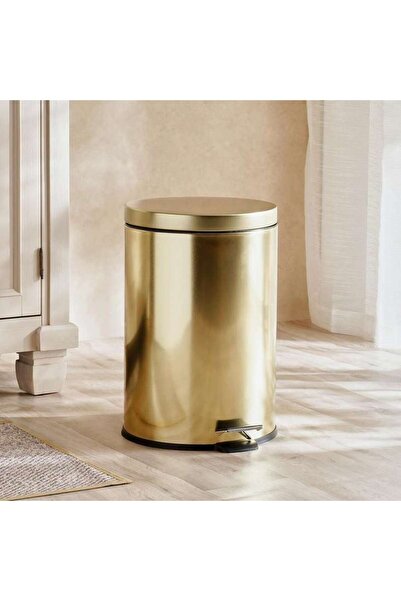 PAN HOME Daily Soft Close Metal Pedal Bin 36x30.2xh44cm 20 L - Gold