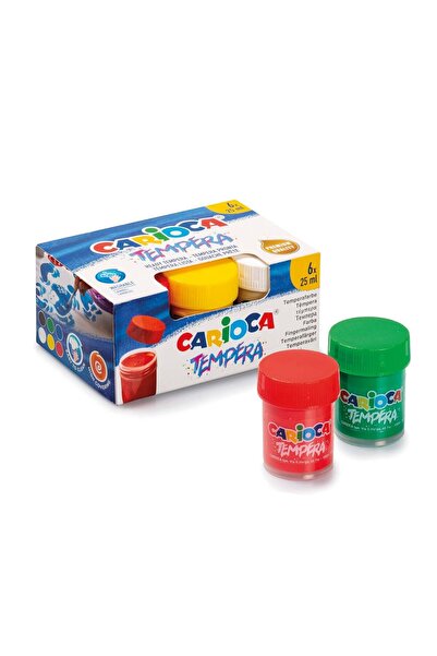 carioca Set 6 culori acuarele, Carioca, Tempera, 25 ml