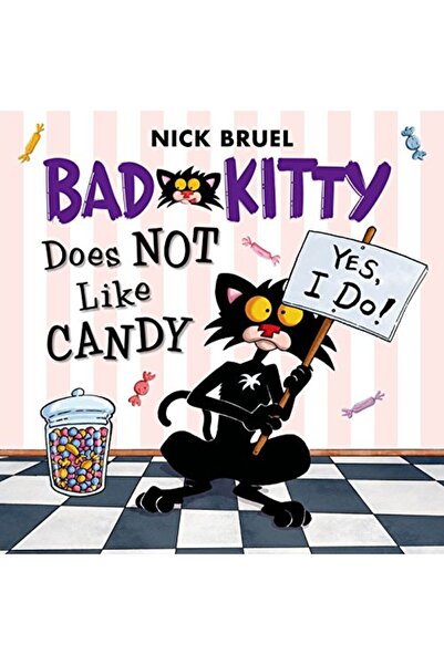 Square Fish Bad Kitty Does Not Like Candy