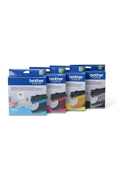 Brother SP1 Sublimation Ink Set – CMYK 4-Color, 47ml x 4 Bottles, High-Qualit...