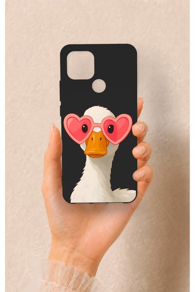 Vip Case Oppo A15 Compatible Silicone Case with Duck Pattern