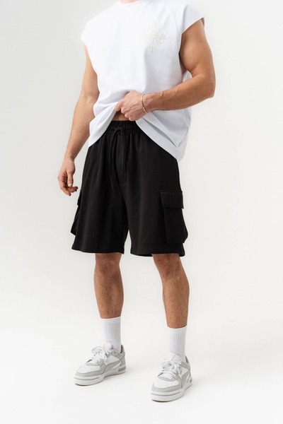 go gang own Pocketra Side Pocket Detailed Shorts