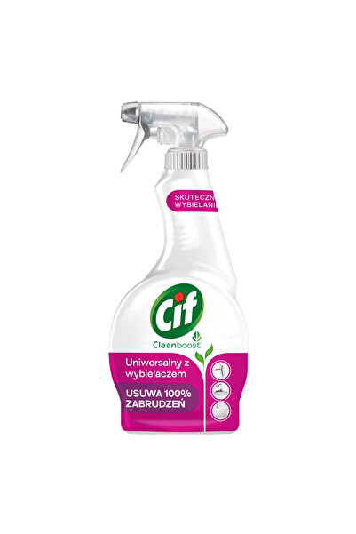 Cif Solutie Universala Spray Cleanboost cu inalbitor, 500 ml