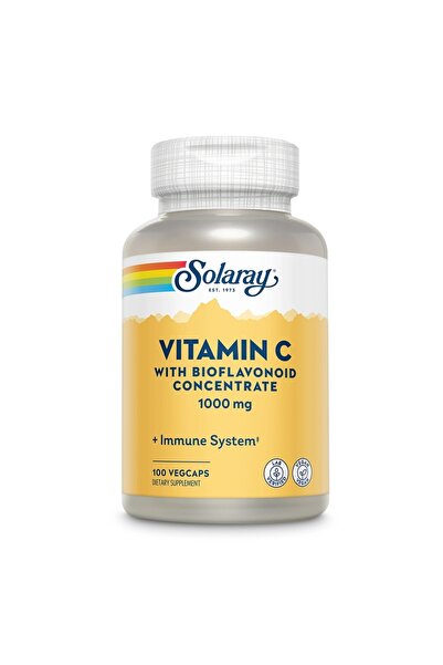 Secom Vitamin C Solaray, 1000 mg, 100 capsule,