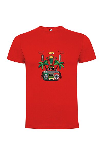 iLovePrints Reggae Boombox Art Tshirt