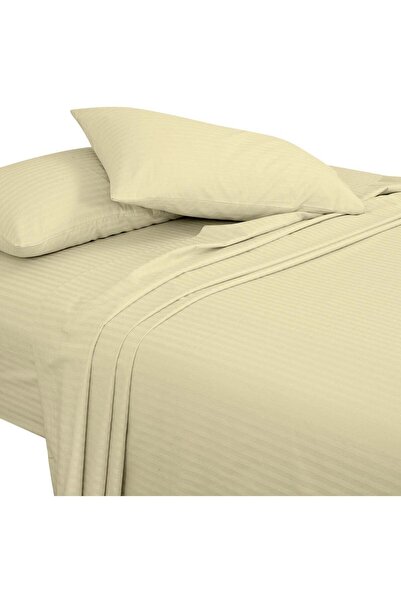 Bliss Casa قطعتان من أغطية السرير المخططة بعرض 1 سم (100×200+30 سم) - طقم أغط...