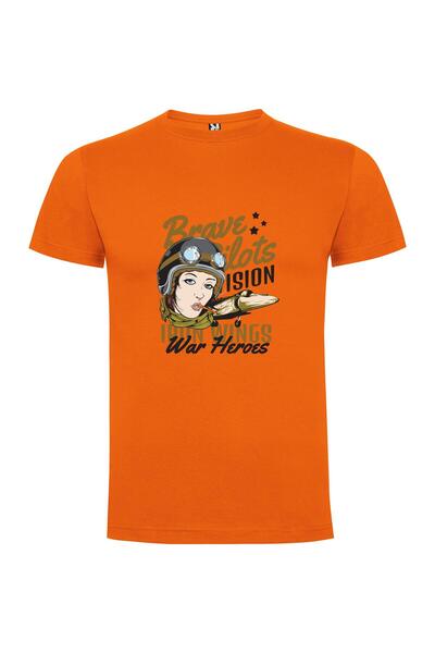 iLovePrints Winged Bravery Babe Tshirt
