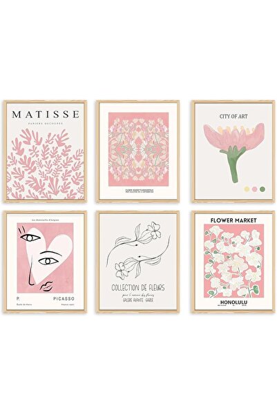 ESSESORIES Flower Market Aesthetic Poster Wall Art Set of 6 Room Decor Self A...