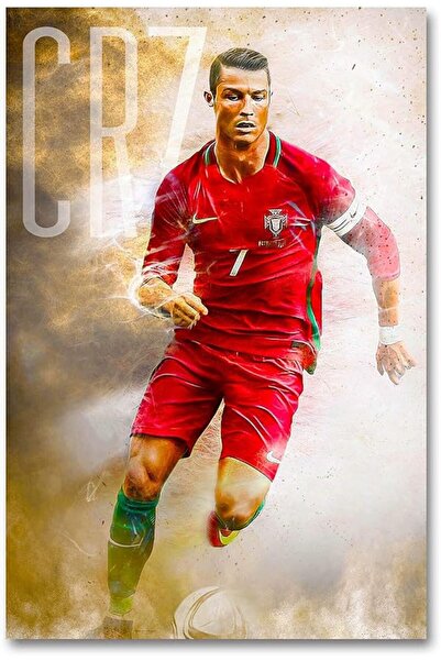 ESSESORIES Cristiano Ronaldo Portugal National Team Football Poster Wall Art ...