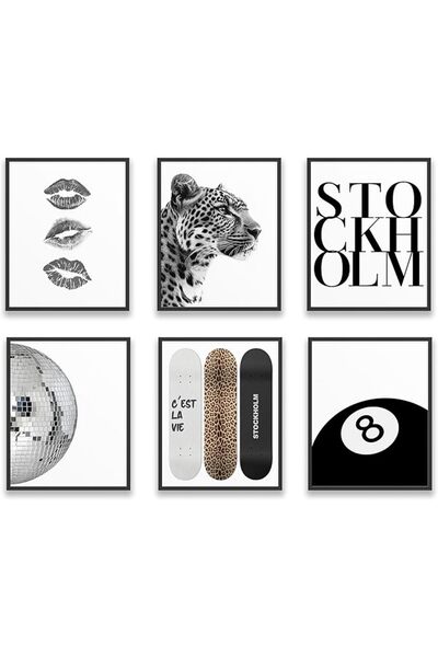 ESSESORIES Stockholm Style Women Chic Trendy Luxury Fashion Aesthetic Poster ...
