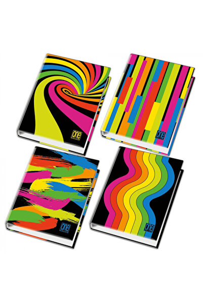 MC Micostore Clasor A4 cu inele - One Color Black & Fluo (26Ã—32 cm), copii v...