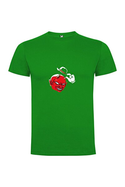iLovePrints Devilish Mascot Illustration Tshirt