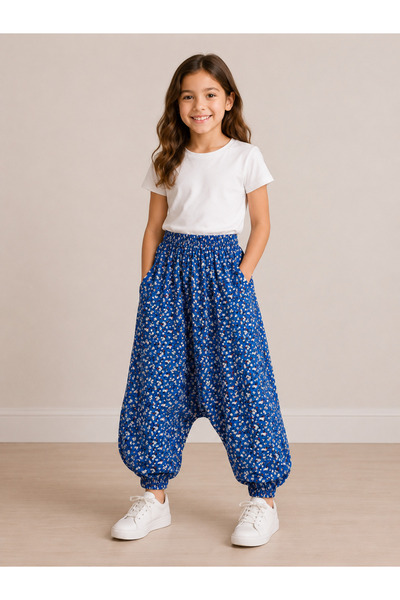SANTRALBEBE Girl's Elasticated Shalwar
