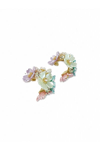 ByLindAtelier Positano Pastel Bloom Halka Küpe