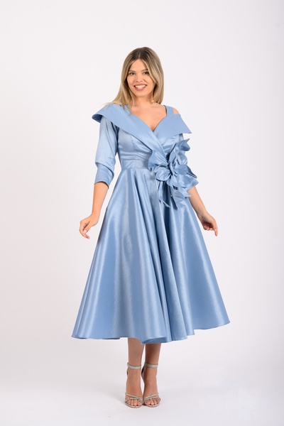 La Donna Rochie din tafta premium in clos
