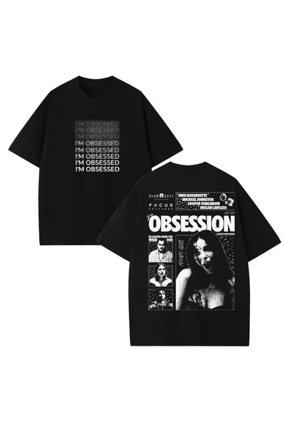 STİL-X Obsession Baskılı Unisex %100 Pamuklu Oversize T-shirt