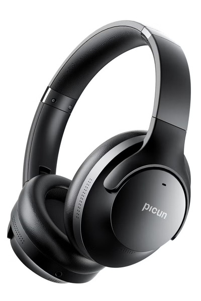 TAPIT Wireless Headphones Noise Cancelling Hi-Res Audio Foldable Over Ear Blu...