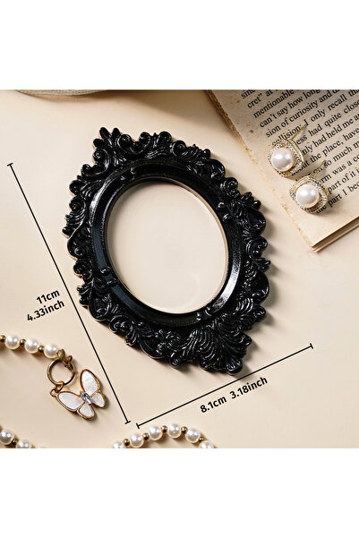 Choice3 daojuD-H 1PC, European-style resin material black gold-edged prop pho...