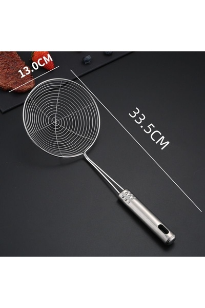 Choice Spider Strainer 13cm Stainless Steel Fine Mesh Skimmer Spoon Multi-Fun...