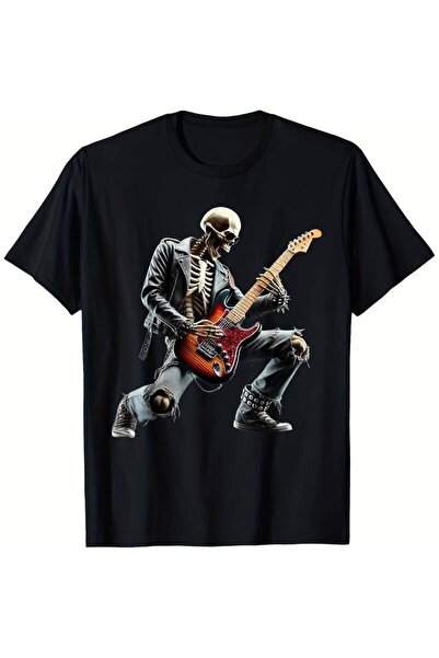 LİNA06 Men's Unisex Vintage T-Shirt 100% Cotton Relaxed Fit Black Tee with Re...