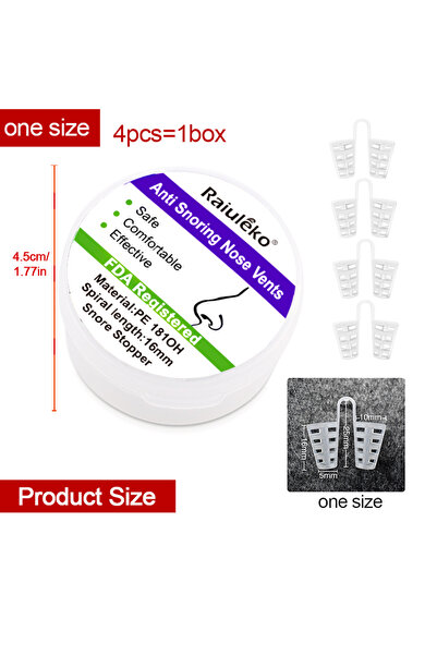 Choice1 1 Box 1 Box Anti Snoring Nasal Dilator Nose Clip Anti Snore Stopping ...