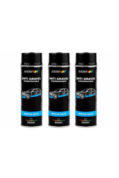 Motip Set 3 x Strat Sintetic Reversibil Negru 500 ml – Protecție Anticorozivă...