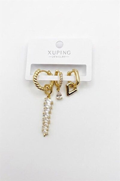 atastore2017 3-Piece Xuping Earrings - Gold
