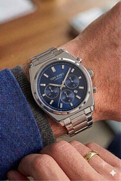 Tom Jones London Steel Case Steel Strap Special Luxury Series 2 Year Warranty...