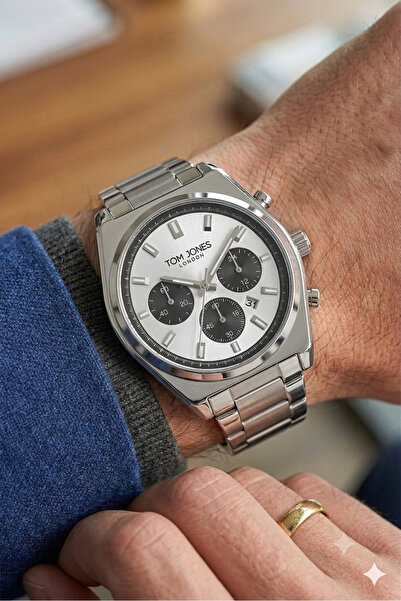 Tom Jones London Steel Case Steel Strap Special Luxury Series 2 Year Warranty...